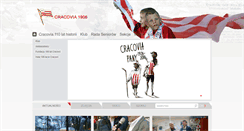Desktop Screenshot of cracovia1906.pl
